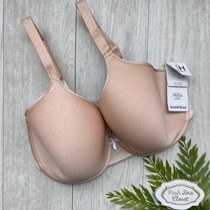 34H Chantelle C Ideal T-Shirt Underwire Bra NWT Nude Beige Full Figure NEW